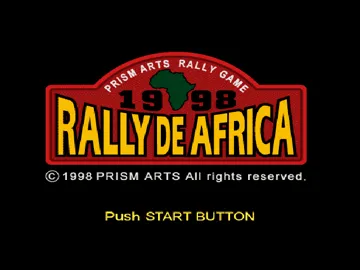 Rally de Africa (JP) screen shot title